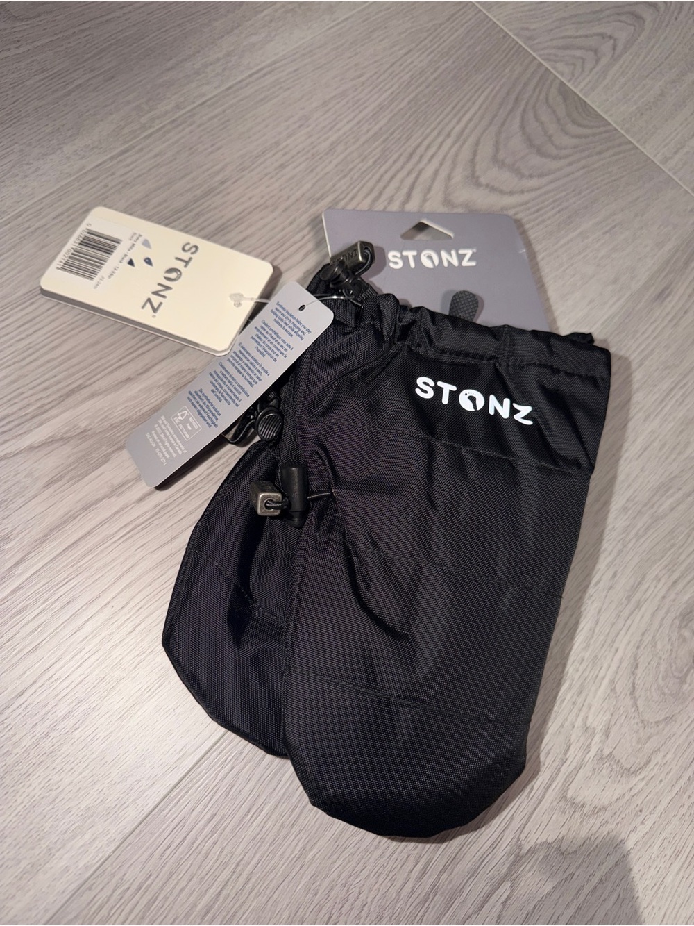 Stonz Black Kids Mittens - Insulated Waterproof Winter Mitts